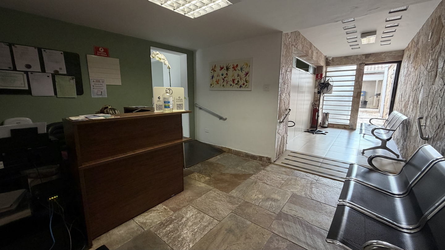 Recepção da clínica